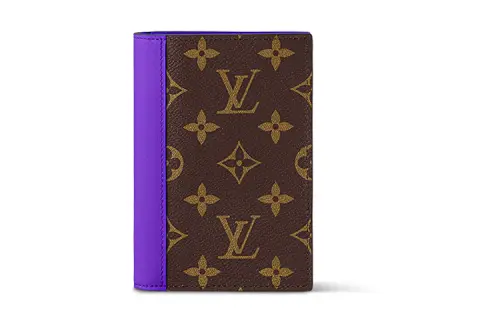 LOUIS VUITTON Passport Cover Colormania Dark Violet