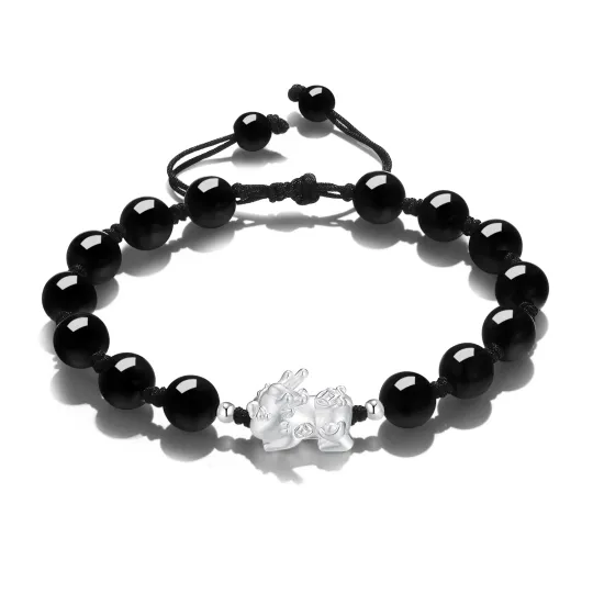 VANA Obsidian Jade Bracelets Unisex
