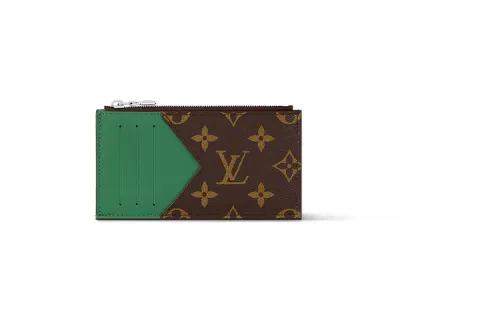 LOUIS VUITTON Coin Card Holder Colormania Green