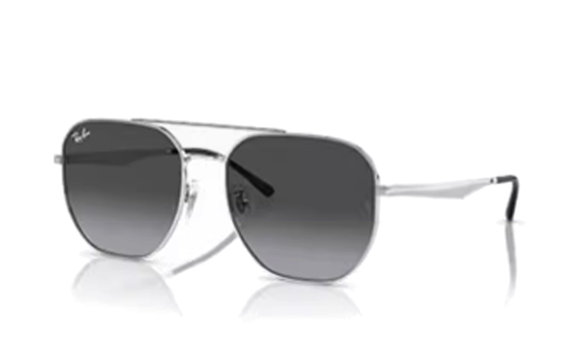 Мужские солнцезащитные очки RayBan RayBan Logo (серебряные)