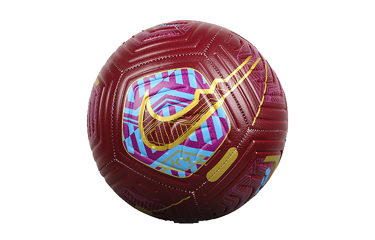 Nike Size 5 Ball Soccer Ball Pu Machine Stitched Soccer Ball Unisex Red Yellow
