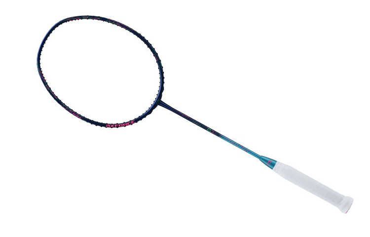 Li Ning Thunder 50 Full Carbon Badminton Rackets Offensive Type Heavy Head, Stiff Shaft Upper Class 675mm Blue Green