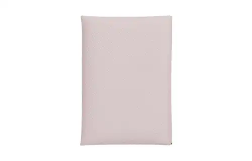 HERMES Calvi Epsom Calfskin Card Holder Mini Women's Dream Purple