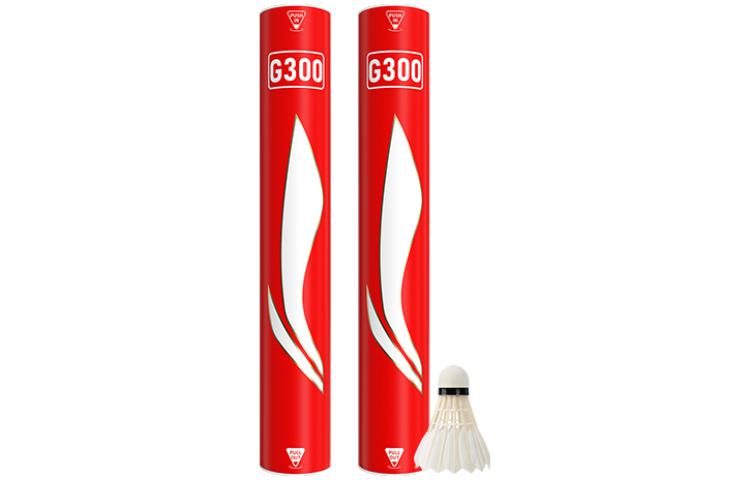 Li Ning G300 Goose Feather Shuttlecock 12 Pack Goose Feather Everyday Shuttlecocks