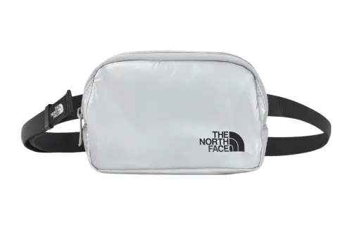 THE NORTH FACE 1L Fanny Pack Outdoor Bag Nylon Silver Unisex