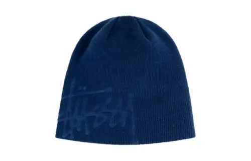 Stussy Debossed Stock Logo Skullcap Beanie