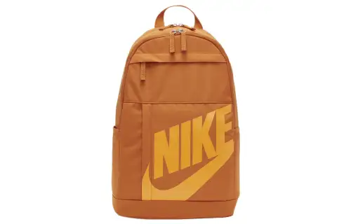 Nike Polyester Backpack Regular Unisex Orange