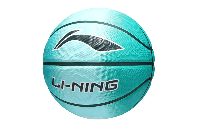 Li Ning Rubber Basketball Green No. 5, No. 7 Training Competition Unisex