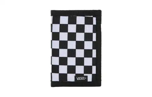 Vans Checkerboard Polyester Coin Purse Wallet Regular Men's Black White