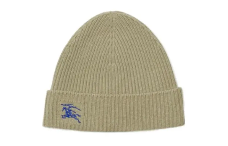 Burberry Equestrian Knight Cashmere Beanie