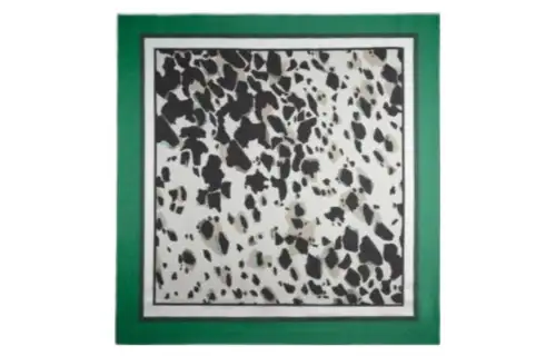 Burberry Modal Silk Scarves Women's Green
