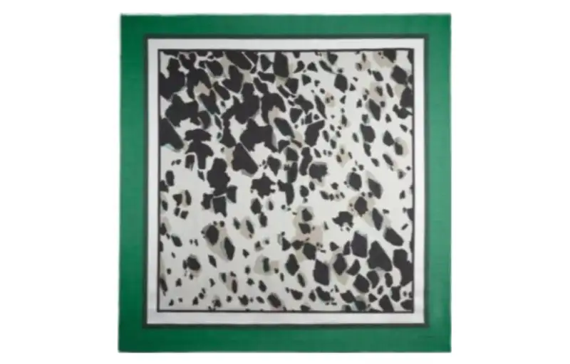 Burberry Modal Silk Scarves Women's Green