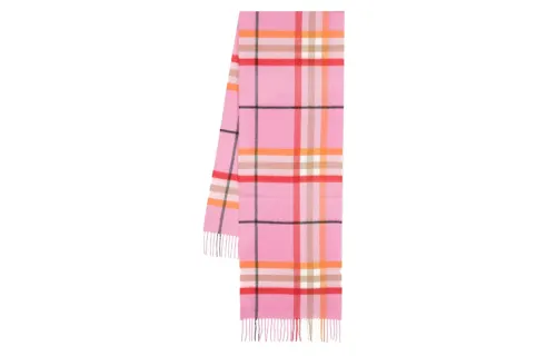 Burberry Cashmere Knit Scarves Women's Pink