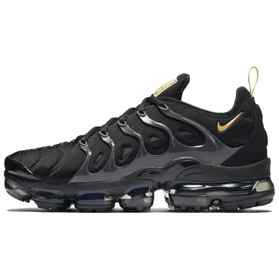 Nike Air VaporMax Plus Black Metallic Gold Anthracite