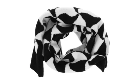 Bottega Veneta Knit Scarves Women's Black/White