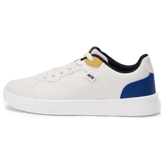 ANTA Life Collection Skateboard Shoes Men Low-Top Gray