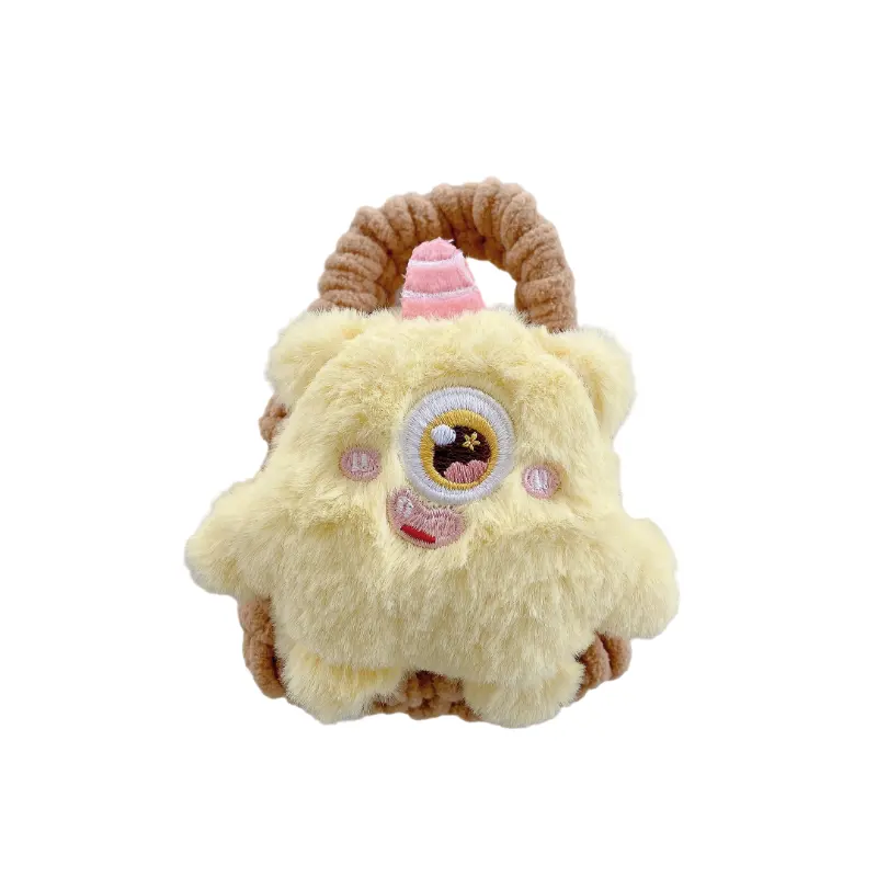 Apple, compatible wireless three dimensional monster, knitted linen bag, high quality headphones, DIY, bluetooth, 3/1