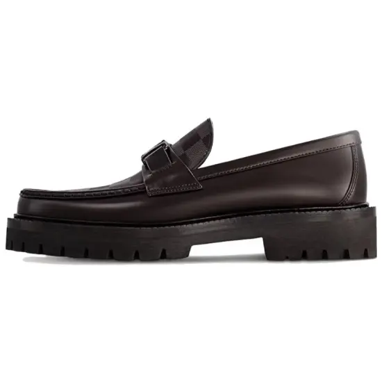 LOUIS VUITTON Major Loafers Men Brown