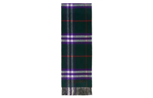 【Previous Season】two-tone checkered cashmere scarf