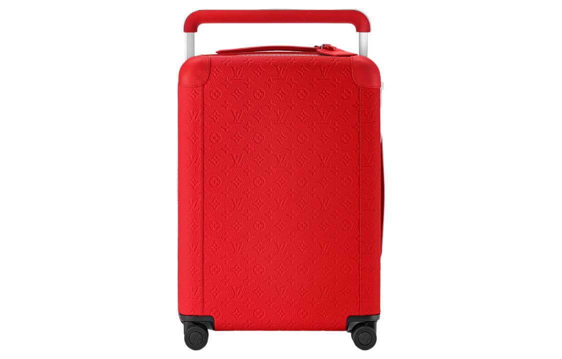 LOUIS VUITTON Horizon Leather Suitcase Luggage 20 Inch Men's Red