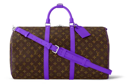 LOUIS VUITTON Keepall Bandouliere 50 Colormania Dark Violet