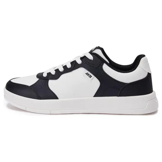ANTA Life Collection Skateboard Shoes Men Low-Top Black