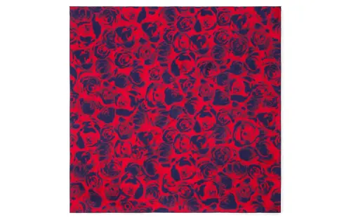 Burberry Mulberry Silk Scarves Women's Red