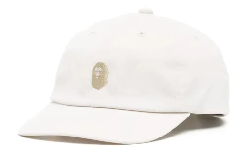 A BATHING APE Baseball Caps Men's White