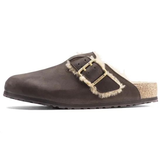 Birkenstock Boston Bold Shearling Closed Toe Slippers Men