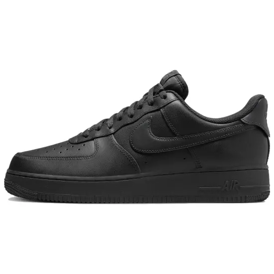 Nike Air Force 1 Skateboarding Shoes Men Low-top Black