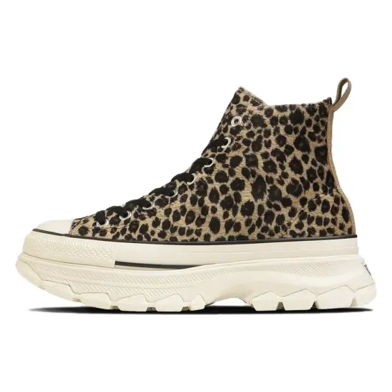 Converse All Star Trekwave Animal Fur Leopard High Top 'Brown'
