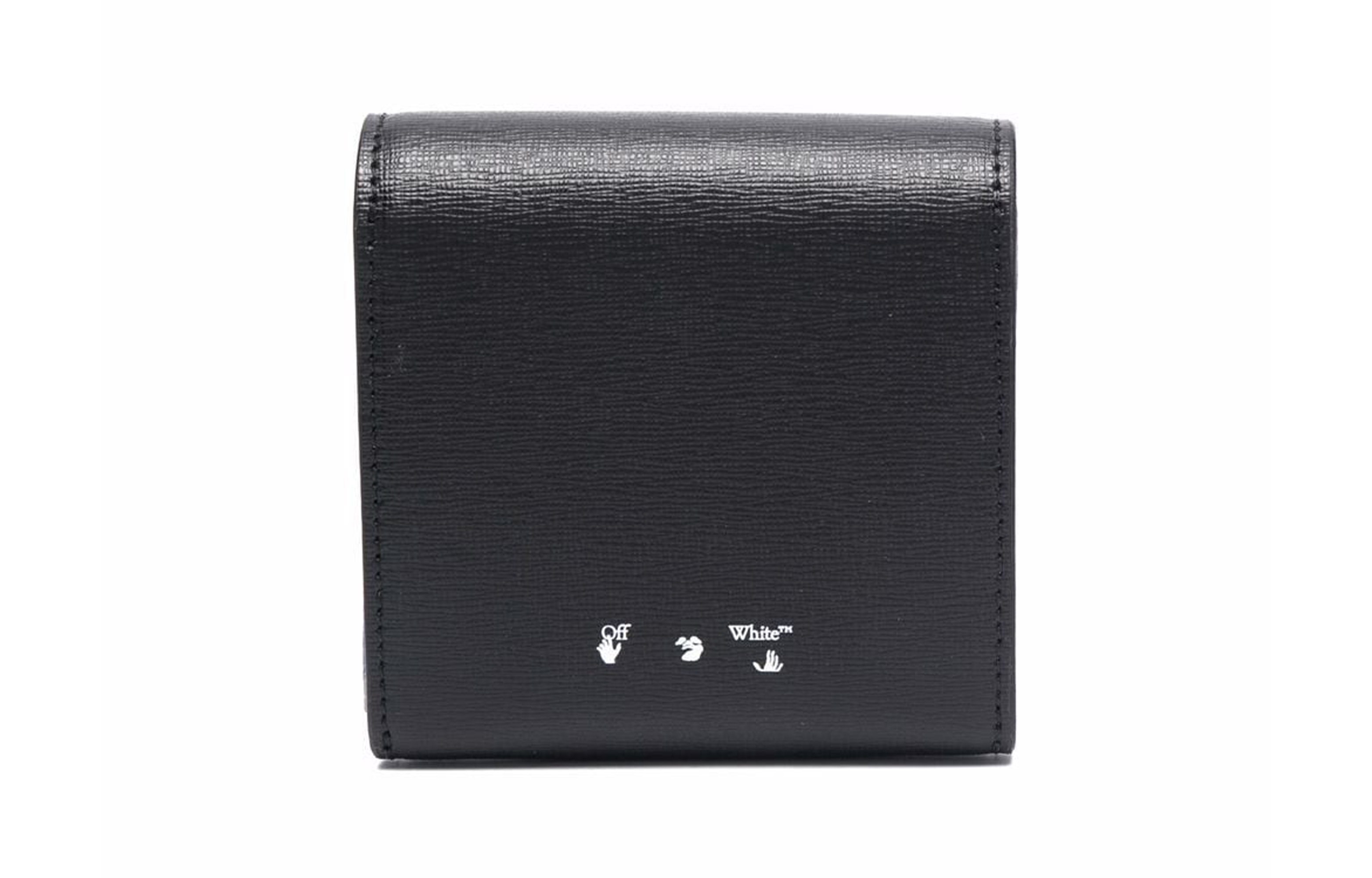 Сумка OFF-WHITE Binder Clip Diag (бело-черная) — фото 2