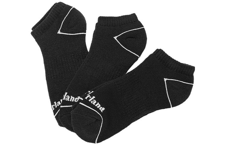 Timberland Ankle Socks Unisex 3 Pack Black