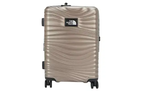 THE NORTH FACE PC Suitcase Luggage 20 Inch Unisex Gold & Beige