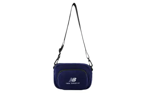 New Balance Fabric Shoulder Bag, Crossbody Bag Regular Unisex Marine Blue