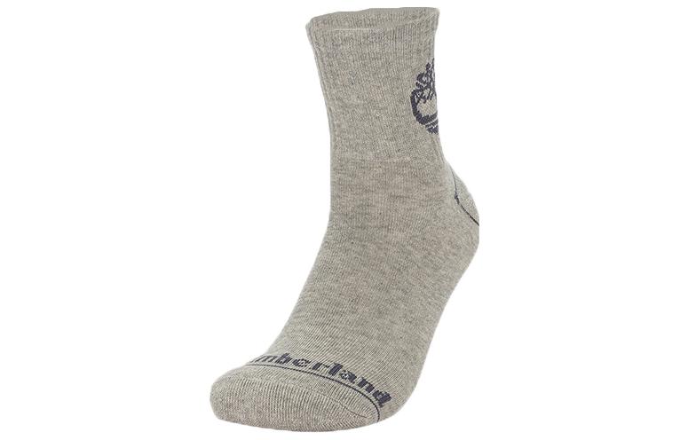 Timberland Crew Socks Unisex 1 Pack Medium Heather Gray