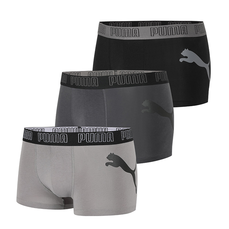 Мужские трусы PUMA (черно-серые, 3 шт.)