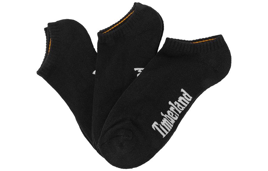 Timberland Ankle Socks Unisex 3 Pack Black