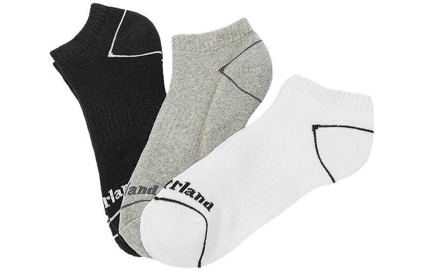 Timberland Ankle Socks Unisex 3 Pack Multicolor