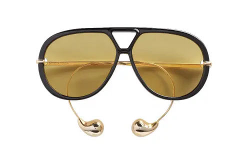 Bottega Veneta Eyewear Aviator Frame Sunglasses