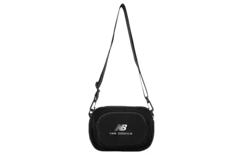 New Balance Fabric Shoulder Bag, Crossbody Bag Regular Unisex Black