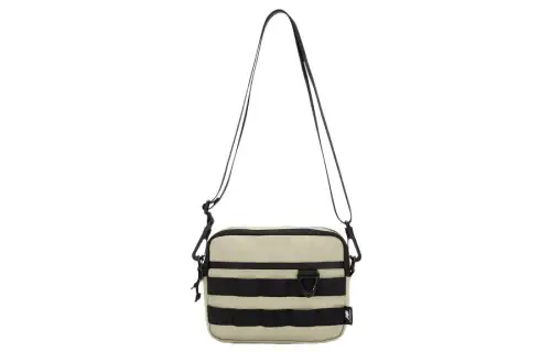 New Balance Fabric Shoulder Bag, Crossbody Bag Unisex Beige