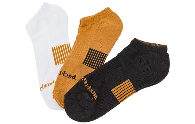 Timberland Ankle Socks Unisex 3 Pack Wheat