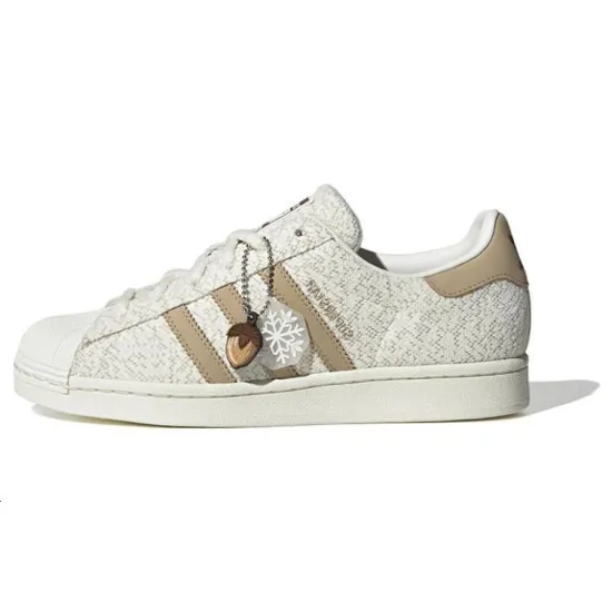 adidas originals Superstar White Khaki Women's