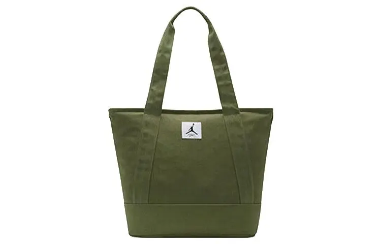 Jordan Fabric Tote Bag, Shopping Bag, Shoulder Bag Unisex Light Olive