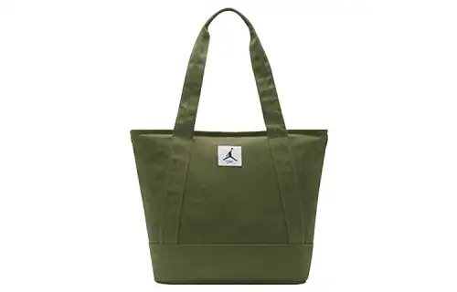Jordan Fabric Tote Bag, Shopping Bag, Shoulder Bag Unisex Light Olive