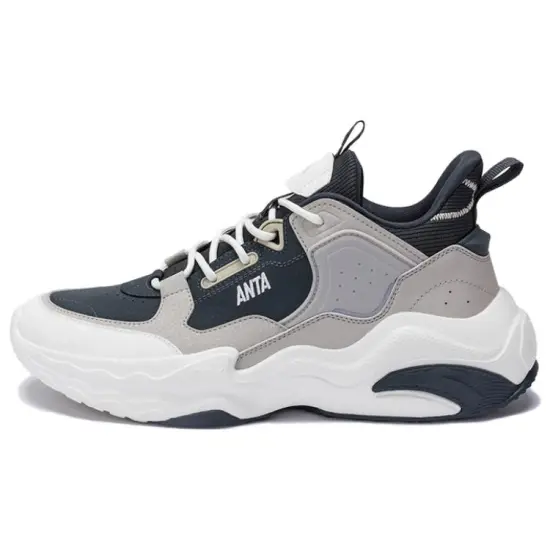 ANTA Life Collection Casual Shoes Men Low-Top Gray