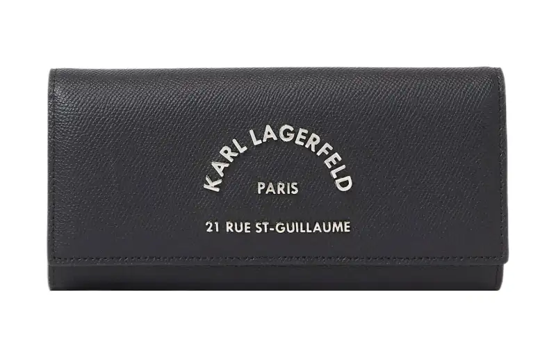 KARL LAGERFELD / Karl Lagerfeld Jeans PU Polyurethane Wallet Women's Black