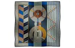 HERMES Tressage Knit Scarves Unisex Multicolor