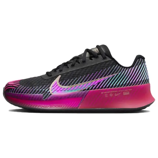 Nike Women's NikeCourt Air Zoom Vapor 11 Premium HC 'Black Fireberry'